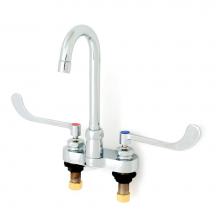 Zurn Industries Z812A6-XL - -XL CENTERSET W/3-1/2'' GOOSENECK SPOUT & 6'' WRIST BLADE H