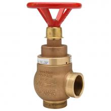 Zurn Industries ZW4004GSS-R - Pressure-Tru® Pressure Reducing Floor Control Angled Sprinkler Valve Groove x Groove w/Superv