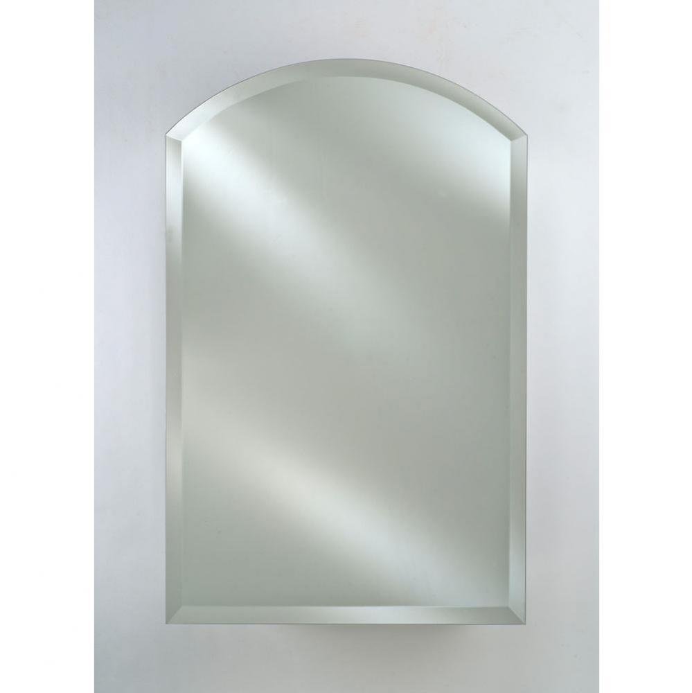 20X30 Arch Top Frameless Beveled - No Tilt Brackets