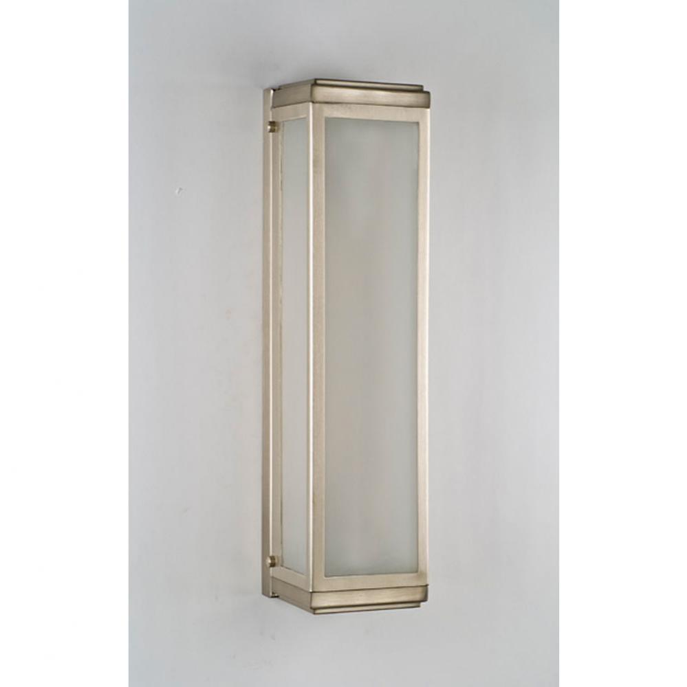 Metro Light Sconce Satin Nickel
