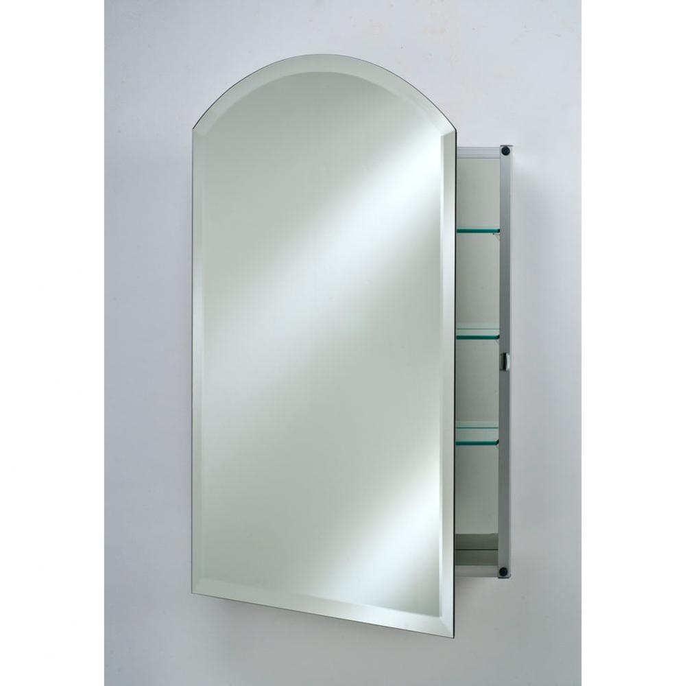 Single Door 16X22(16X25 O/D) Recessed Arch Top Beveled Left Hinge