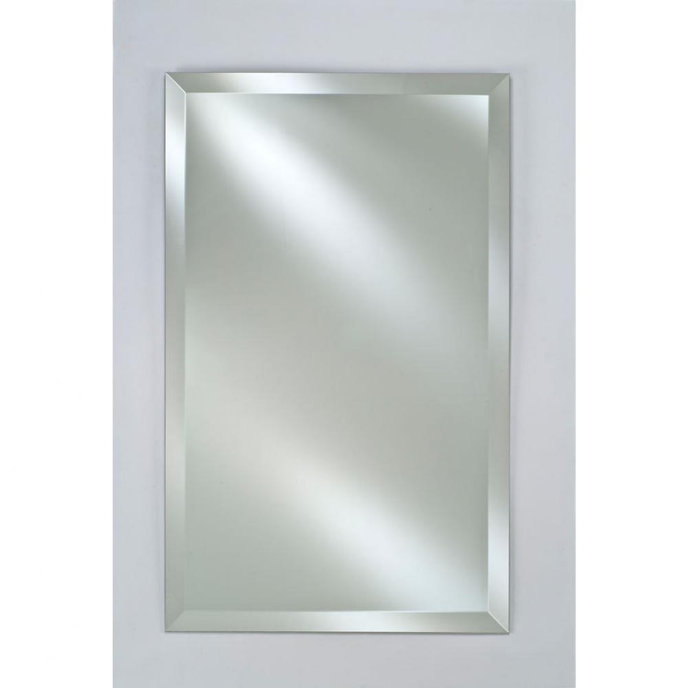 Single Door 20X26 Recessed Basix Frameless Beveled