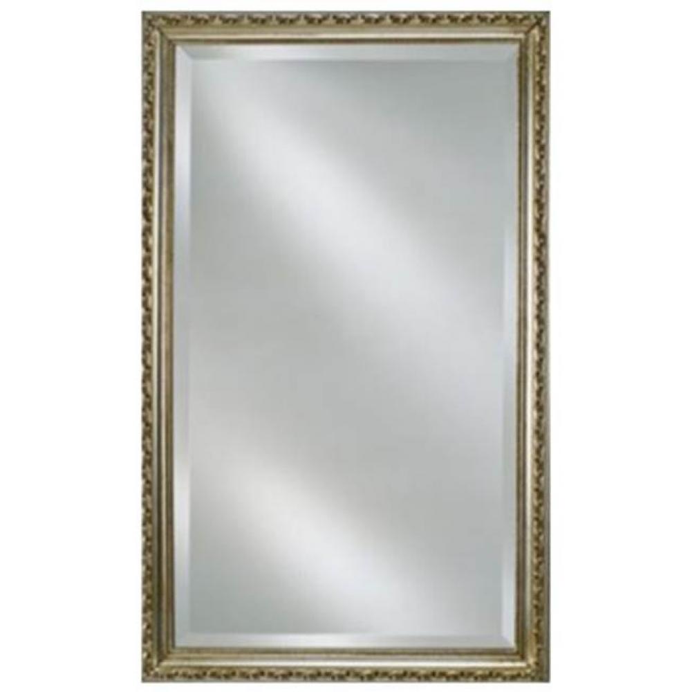 Single Door 16X26 Recessed Basix Antique Silver