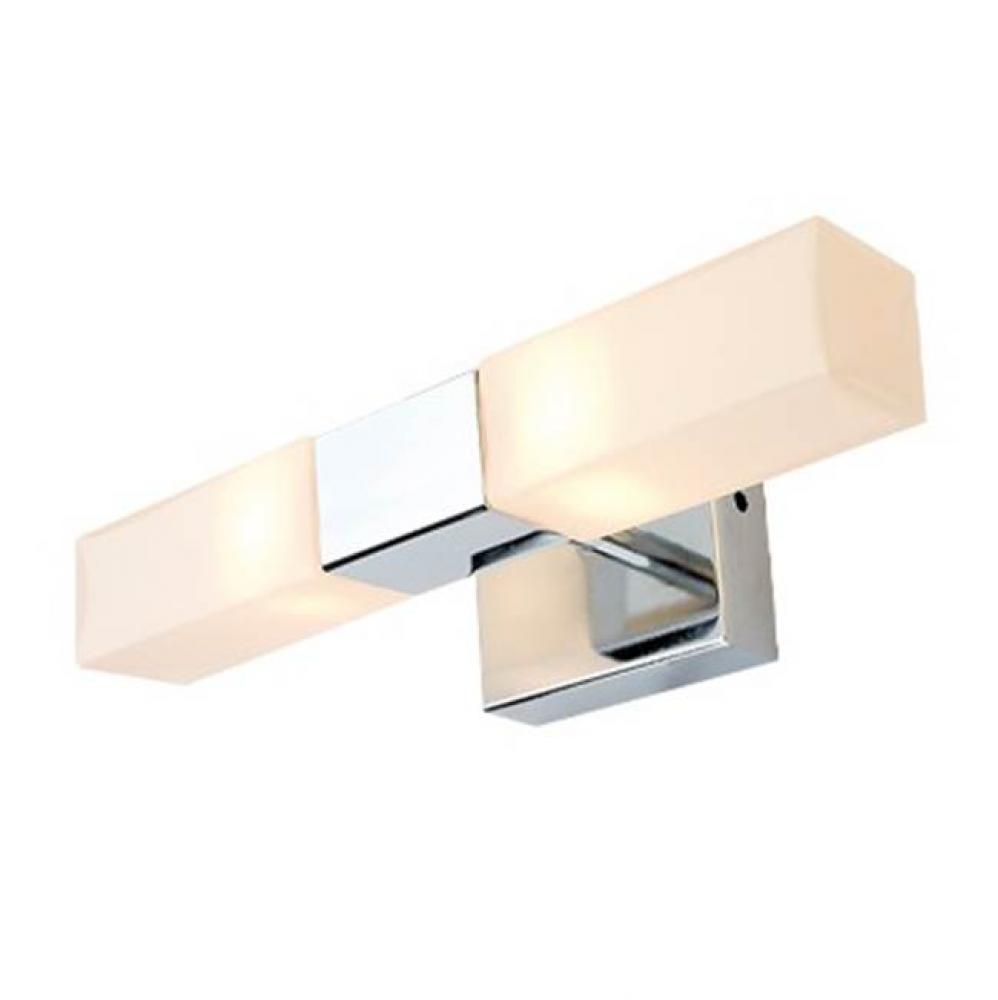 Double Glass Sconce- Square