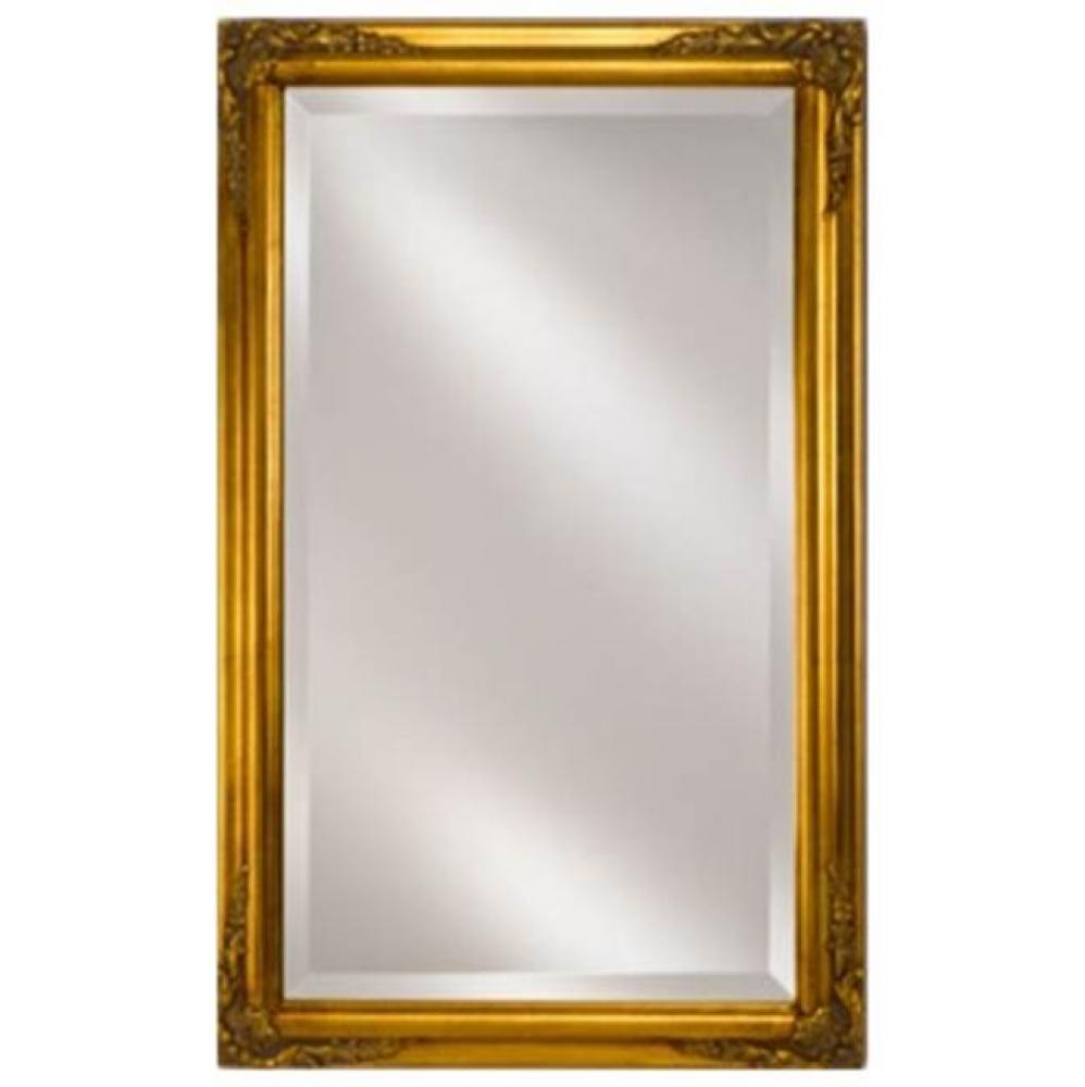 Single Door 16X26 Recessed Basix Plus Antique Gold