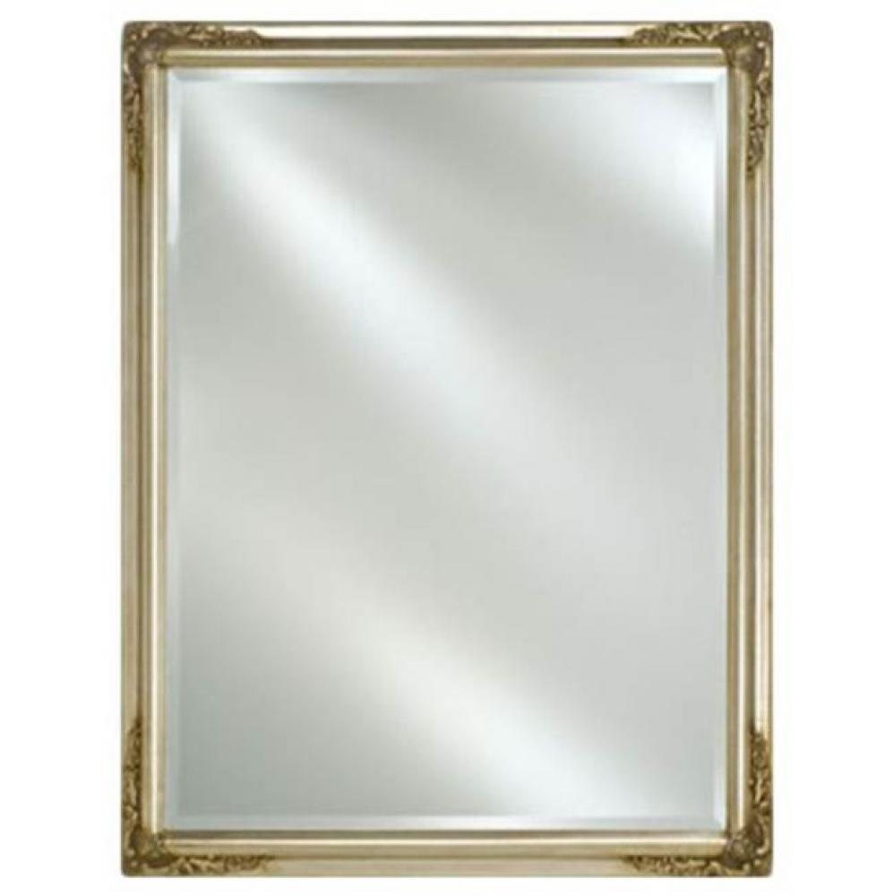 Single Door 16X26 Recessed Basix Plus Antique Silver