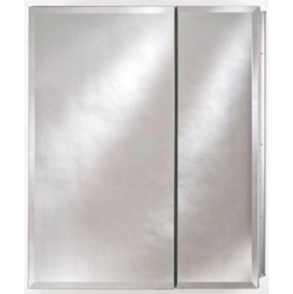 Double Door 25X19 Recessed Broadway Beveled