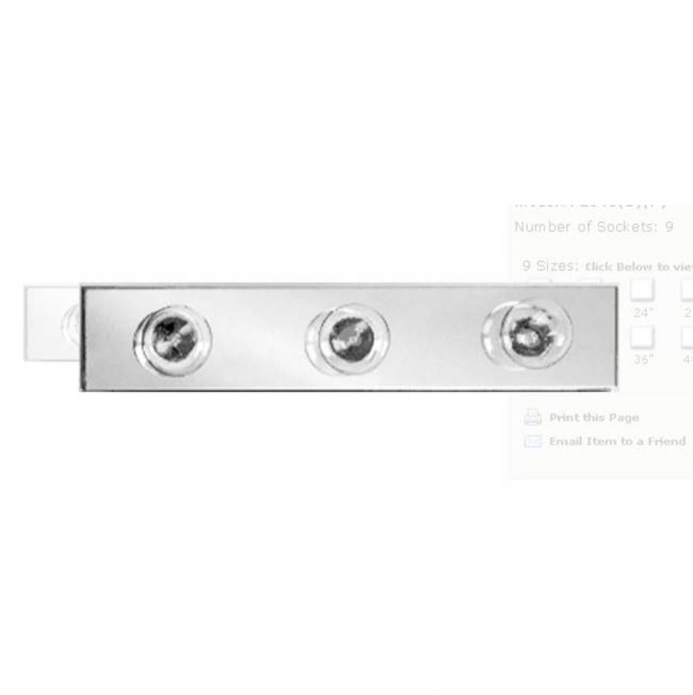 Contemporary Light Bar 28'' Wide Polished