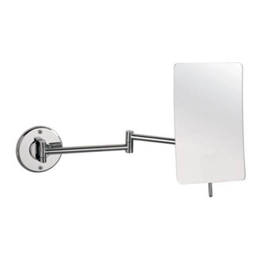 Wall Mount Makeup Mirror 5''X 8'' - Polished Chrome