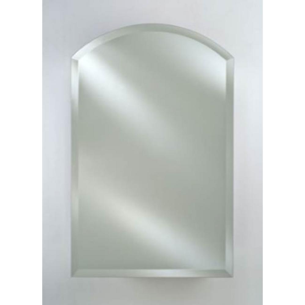 16X20 Arch Top Frameless Beveled - No Tilt Brackets
