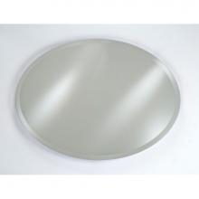 Afina Corporation RM-332 - 24X32 Oval Frameless Beveled- No Tilt Brackets