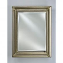 Afina Corporation SD2834RBARSV - Single Door 28X34 Recessed Baroque Antique Silver