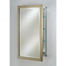 Afina Corporation SD1626RBSXBS - Single Door 16X26 Recessed Basix Brushed Silver