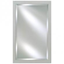 Afina Corporation SD1626RBSXWT - Single Door 16X26 Recessed Basix Antique Satin White