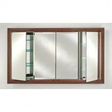 Afina Corporation FD5830RSOHSB - Four Door 58X30 Recessed Soho Satin Brass