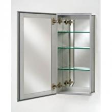 Afina Corporation SD2436RGLIFL-1.25 - Single Door 24X36 Recessed Polished Glimmer- Flat -1.25''