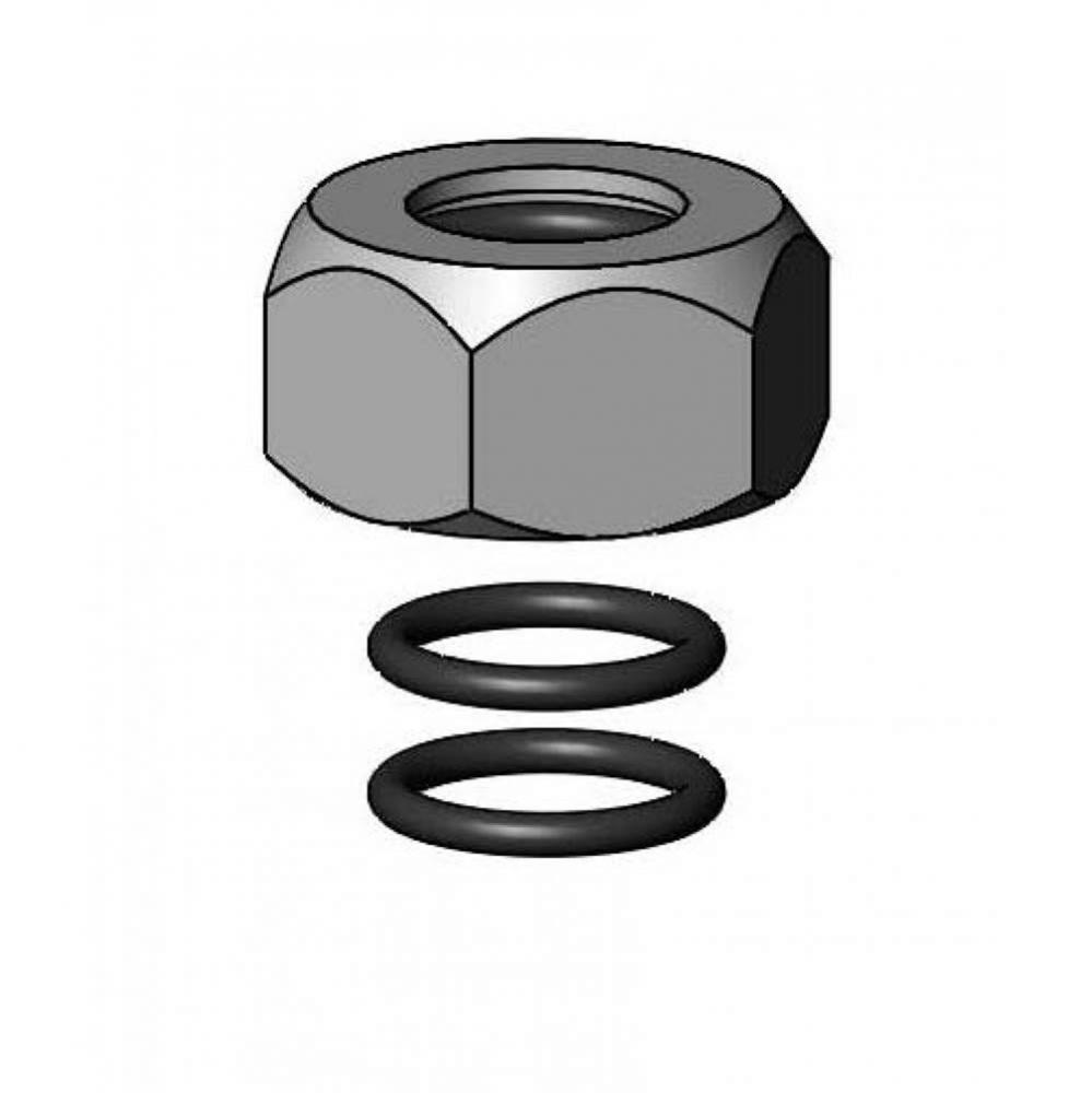 B-0114 Swivel Nut w/ Seal Groove & ORing