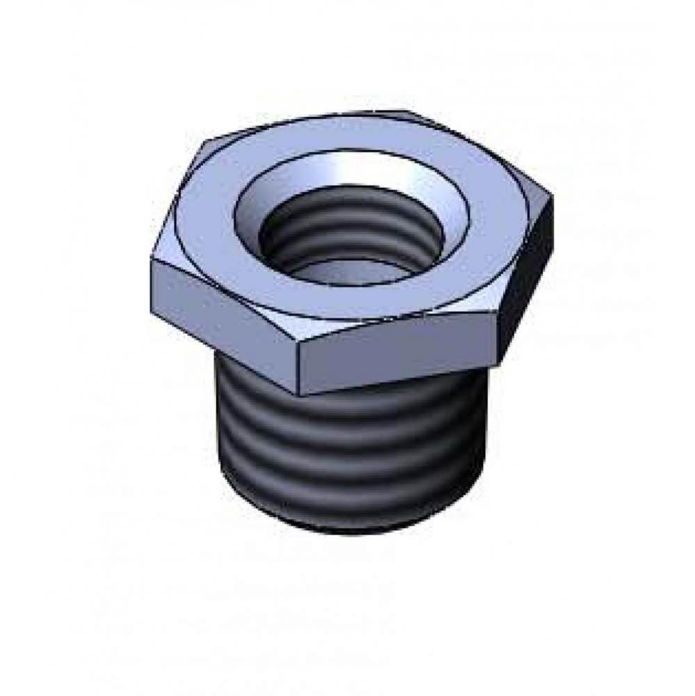 3/8''NPT x 1/4''NPT Hex Bushing (Rough Chr