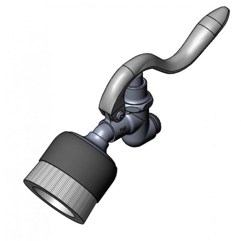 Angled Spray Valve with Brush Attachment