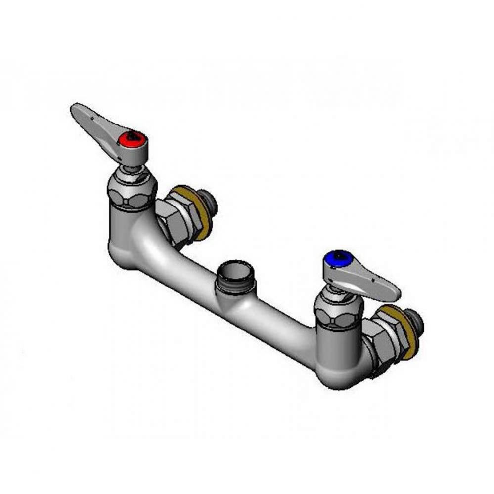 8'' Wall Mount Base Faucet, Swivel Outlet