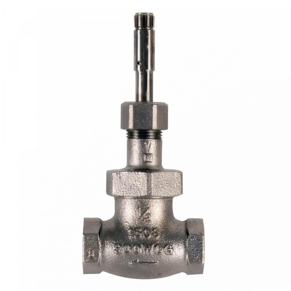 1/2'' NPT Globe Valve w/ Handle Adapter,