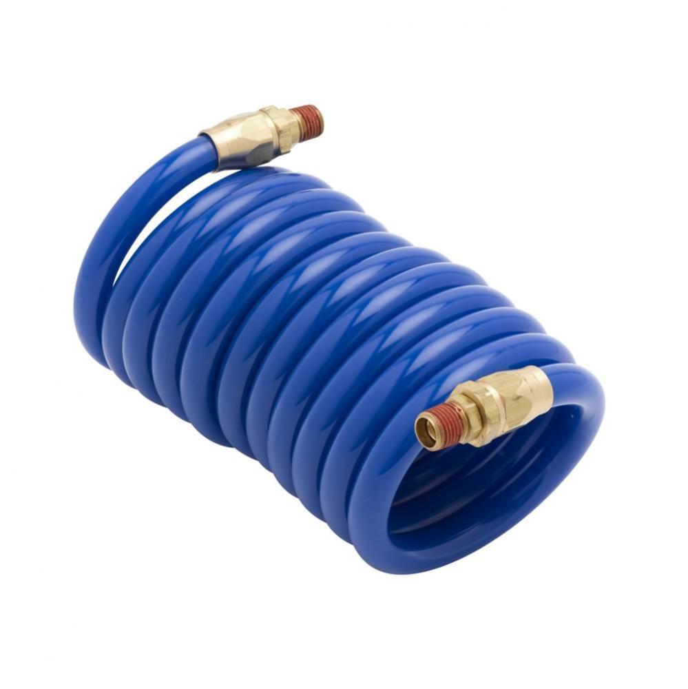 Pet Grooming Coiled Hose (Blue) Non-Pota