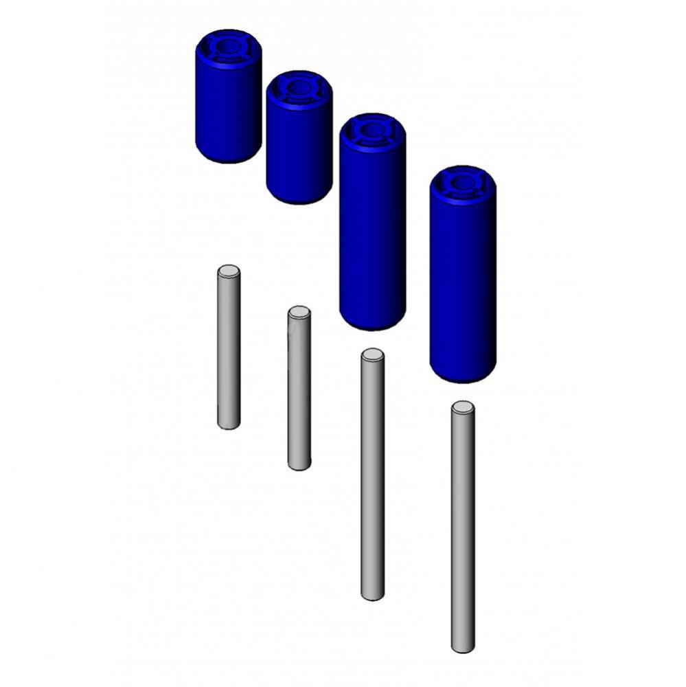 4 ROLLER KIT FOR LARGE ENCLOSED HOSE REE