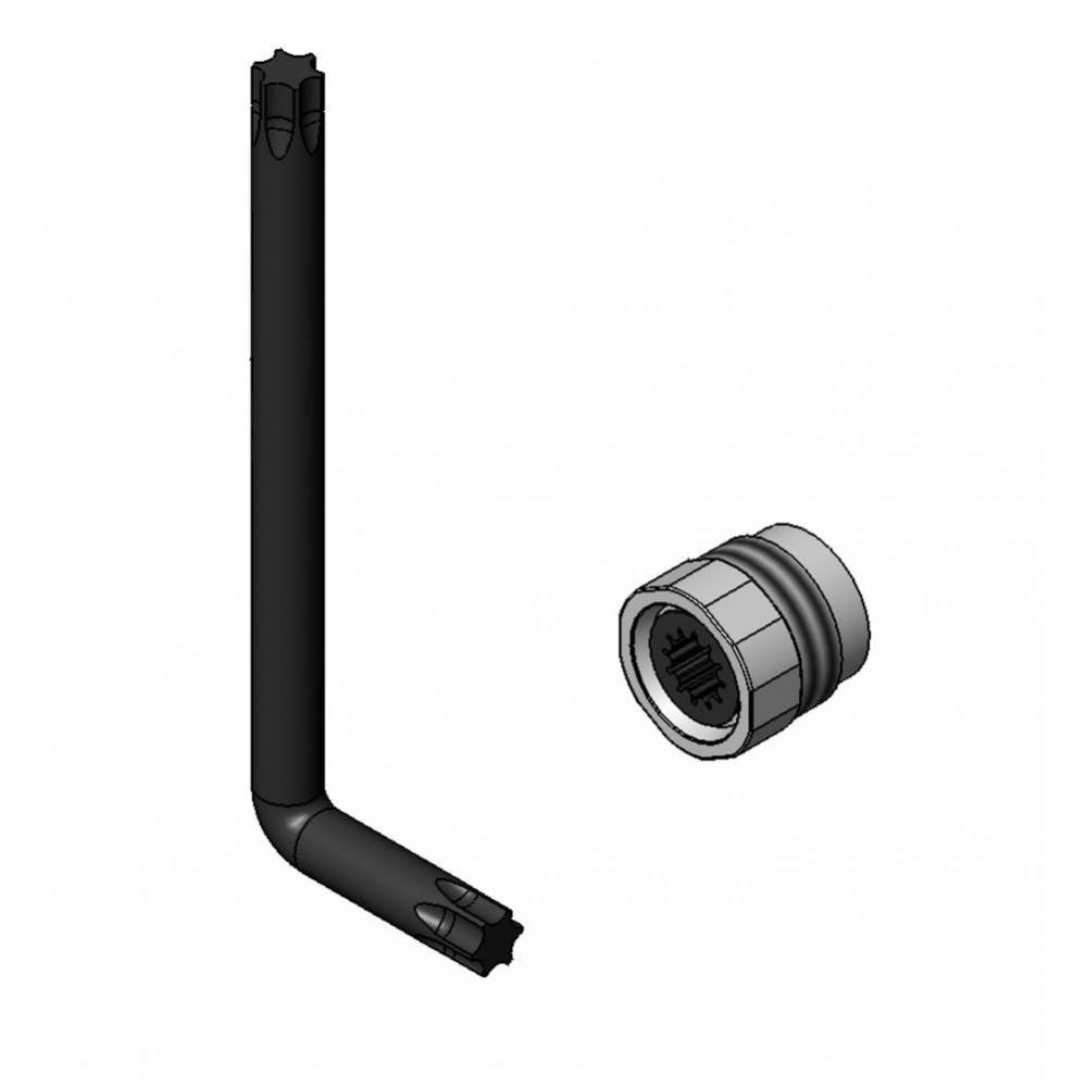 Adjustable Outlet w/ Hex Key for Glass F