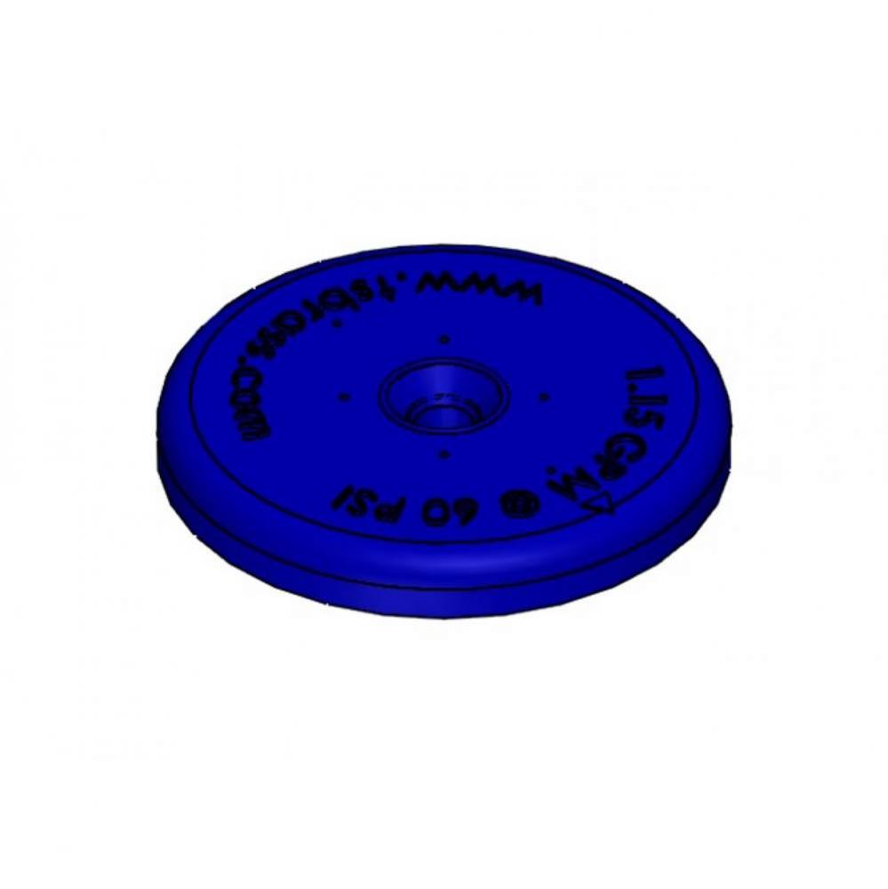 B-2108/UK-0107 Blue Spray Face, 1.15gpm@