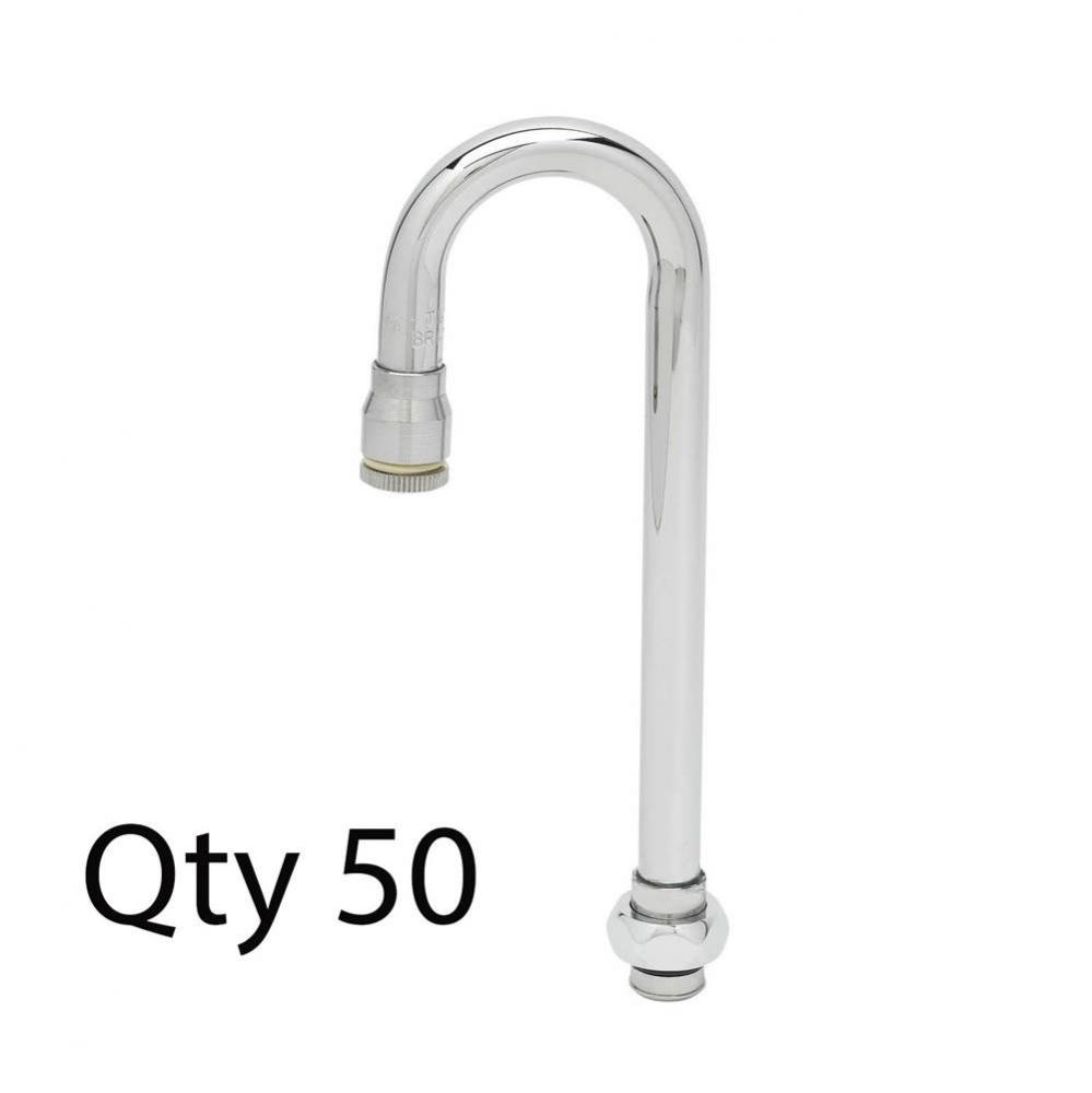 Swivel Gooseneck, 2-3/4'' Spread, 9-1/16''