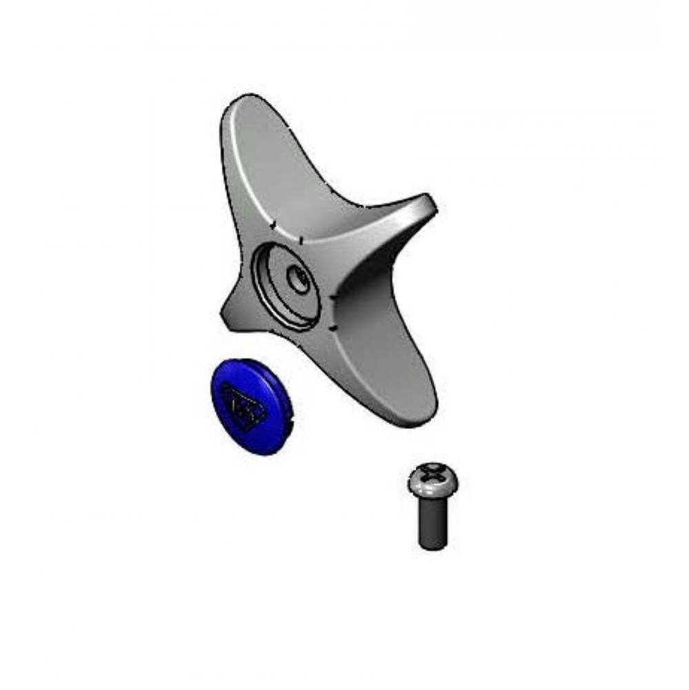 4-Arm Kitchen Handle w/ Cold Index Butto