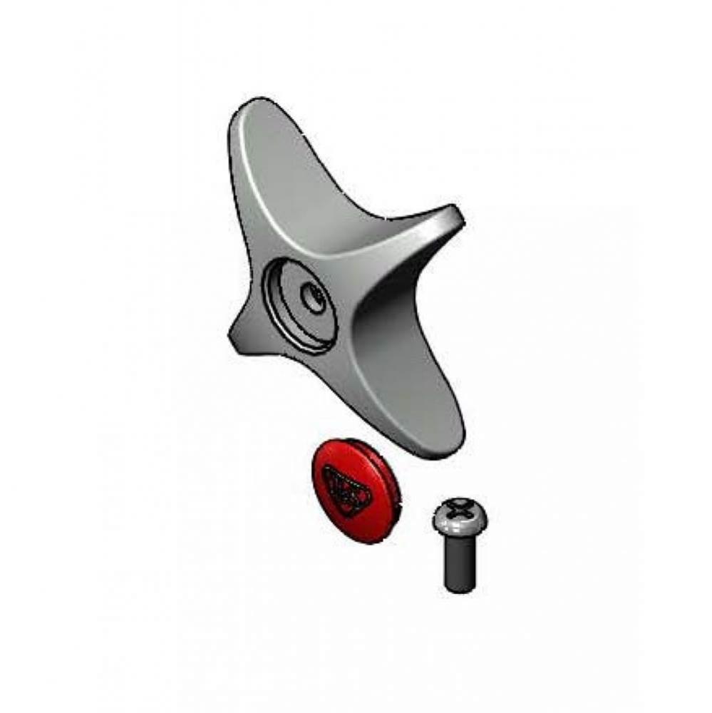 4-Arm Kitchen Handle w/ Hot Index Button