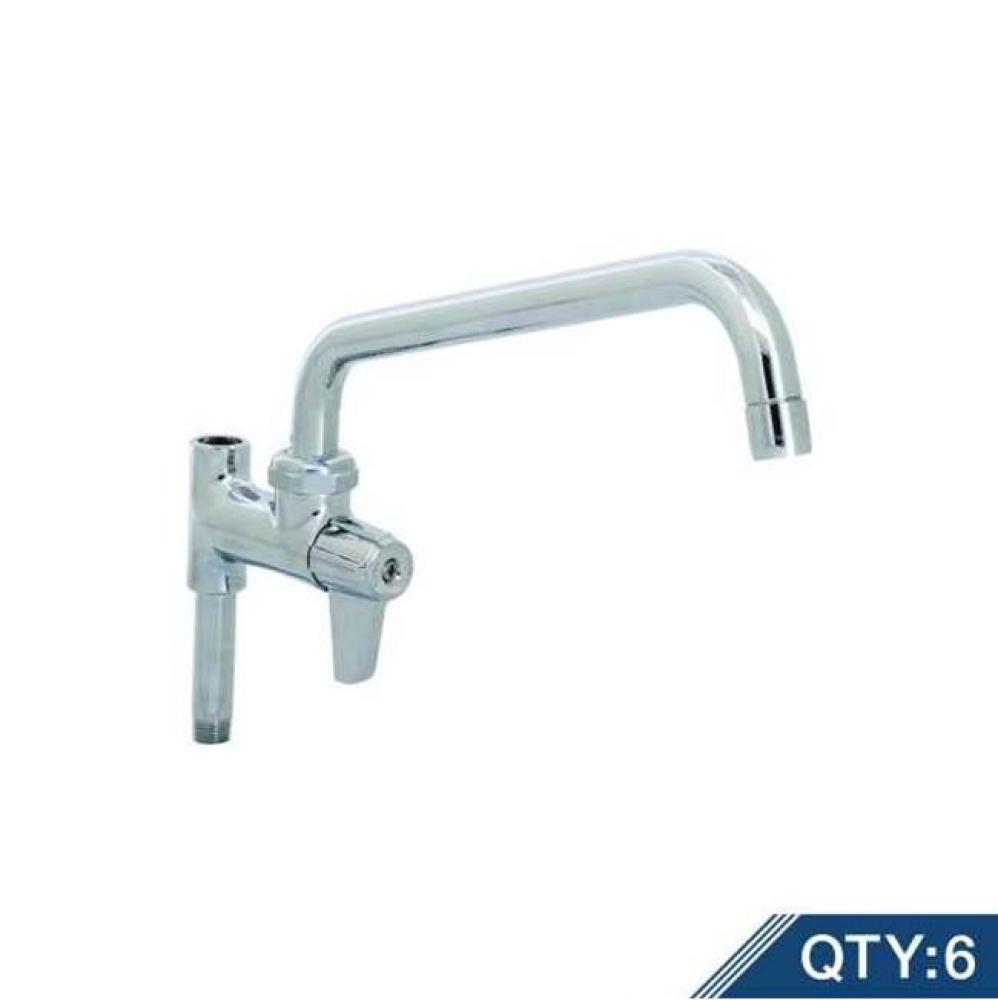 Add-On Faucet w/ Quarter-Turn Ceramic Cartridge & 12'' Swing Nozzle w/ Laminar Flow