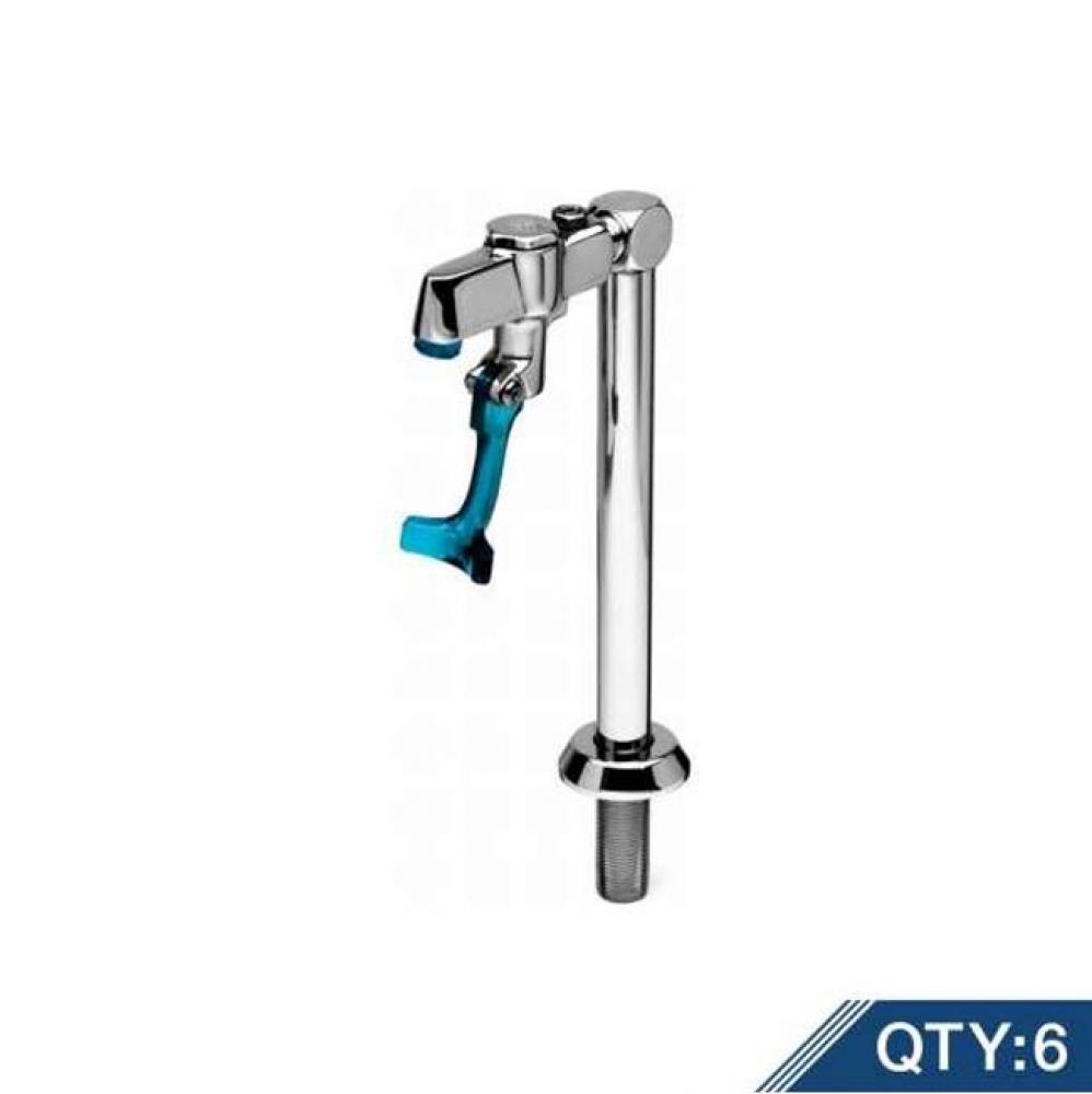 Glass Filler, 8'' Deck Mount Pedestal, 1/2'' NPT Male Shank equip Retro-Style.