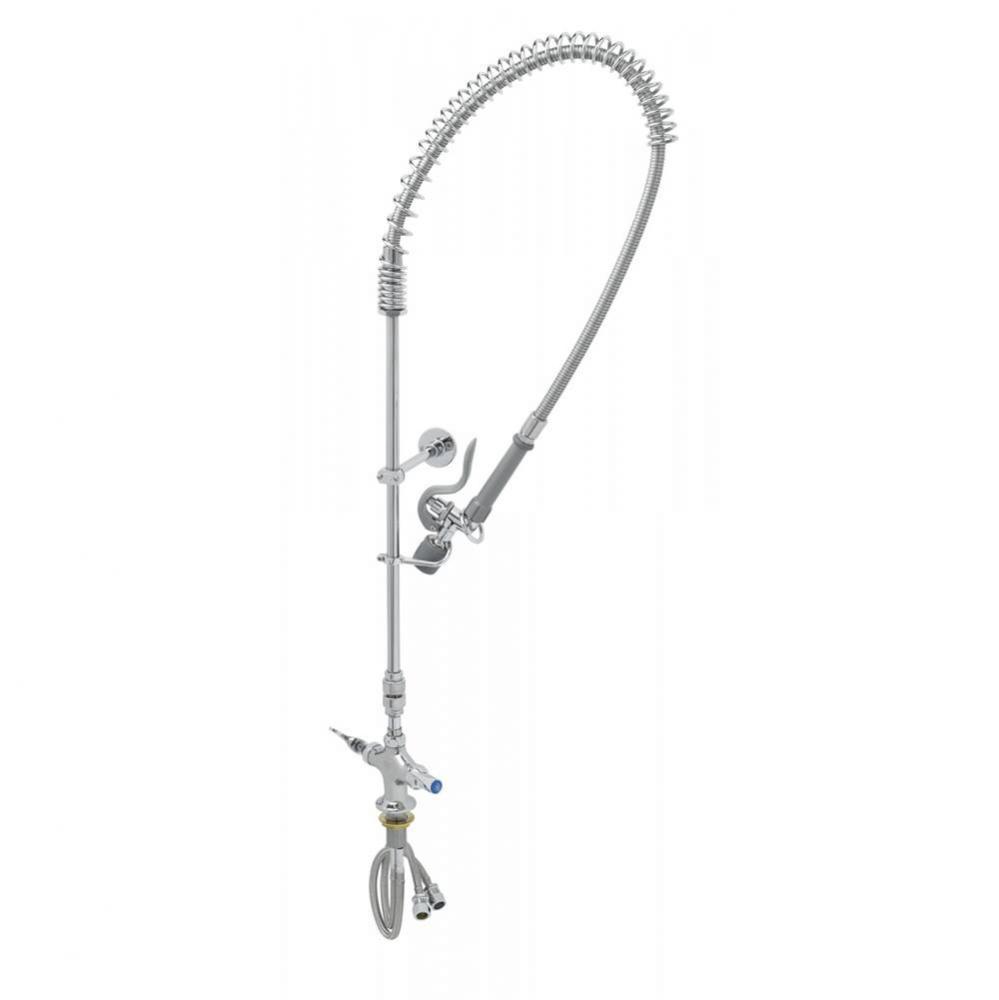 EasyInstall Pre-Rinse, Spring Action, Single Hole Base, Flex Lines, B-0107-C & B-0970-FEZ