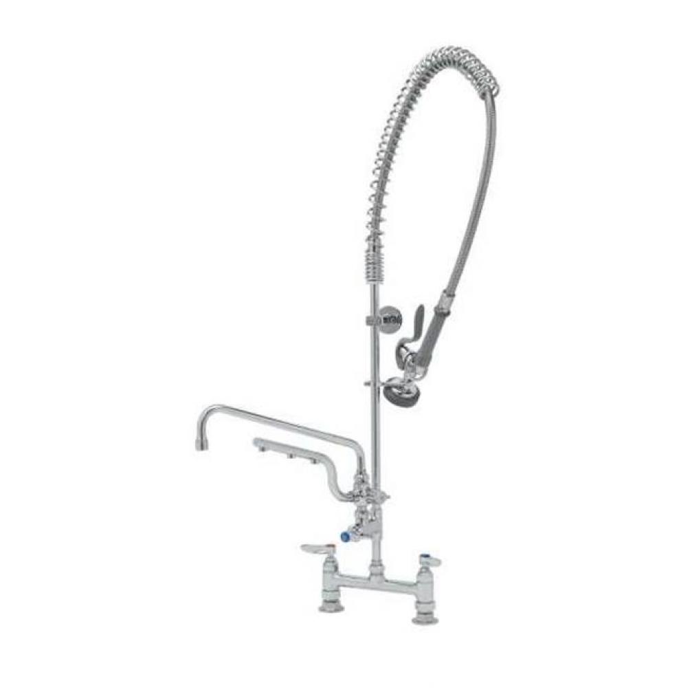 ULTRARINSE PRU w/ 8'' Deck Mount Mixing Faucet, Quarter-Turn Eterna w/ Spring Checks, Le