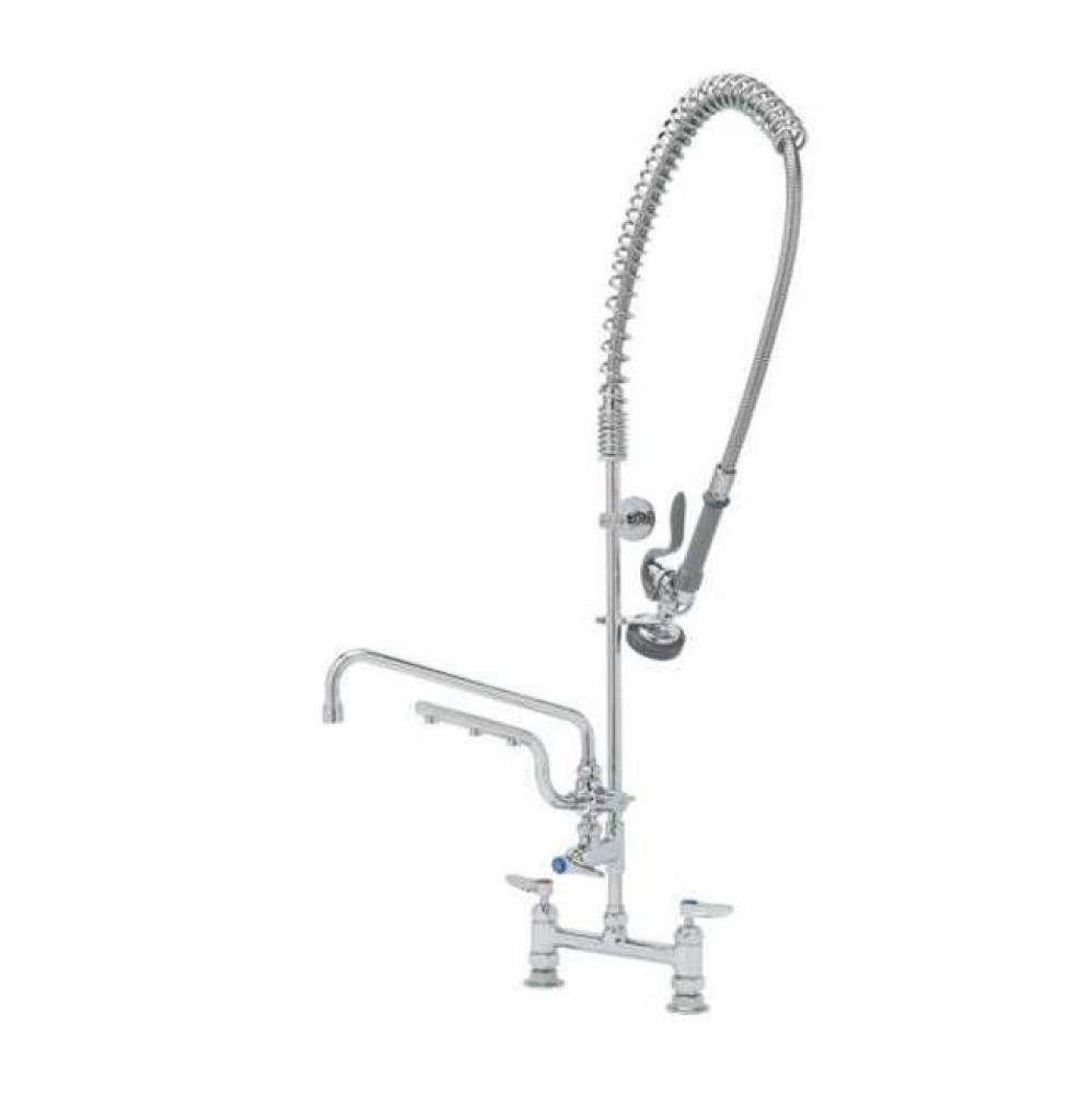 ULTRARINSE PRU w/ 8'' Deck Mount Mixing Faucet, Quarter-Turn Cerama w/ Check Valves, Lev