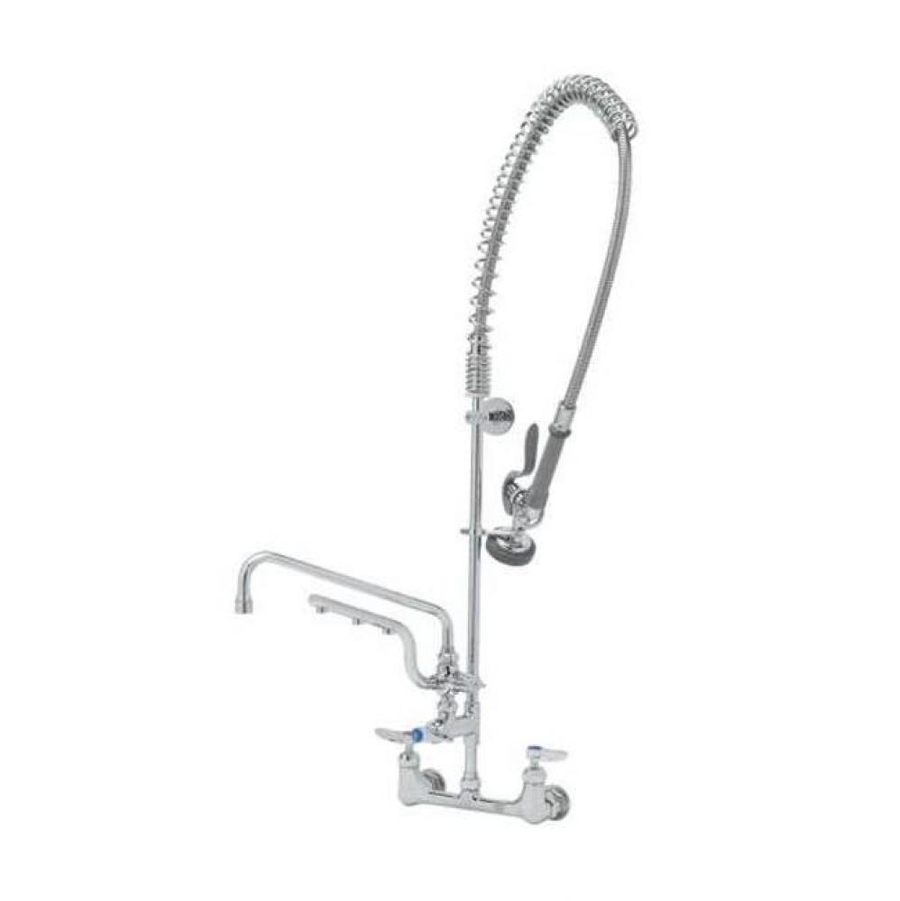 ULTRARINSE PRU w/ 8'' Wall Mount Mixing Faucet, Quarter-Turn Cerama Cartridges w/ Check
