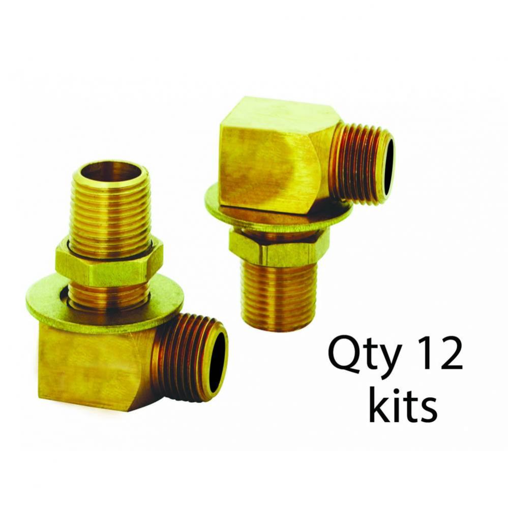 Master Pack, 1/2'' NPT Inlet Installation Kits (12 Bagged Kits)
