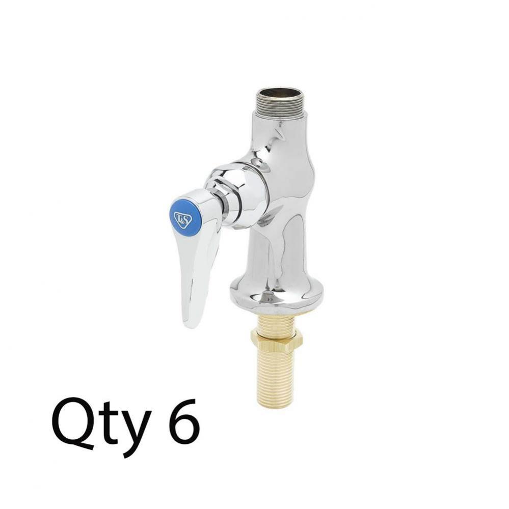 Single Pantry Rigid Base Faucet, Deck Mount, Less Nozzle (Qty. 6)