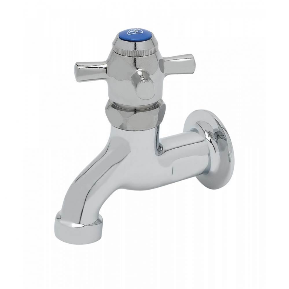 Sill Faucet, Self-Closing, 1/2'' NPT Female Inlet, Plain-End Outlet