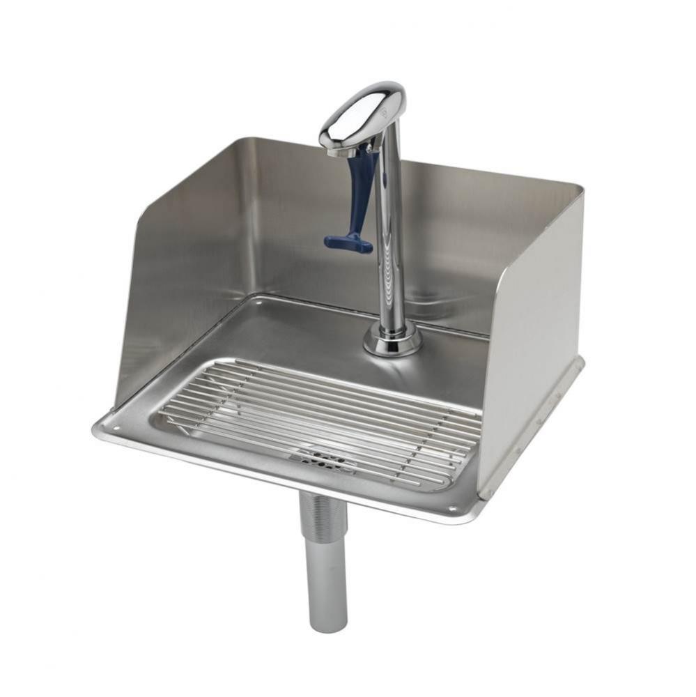 Glass Filler Water Station, Pedestal Glass Filler, Drip Pan with Splash Guard