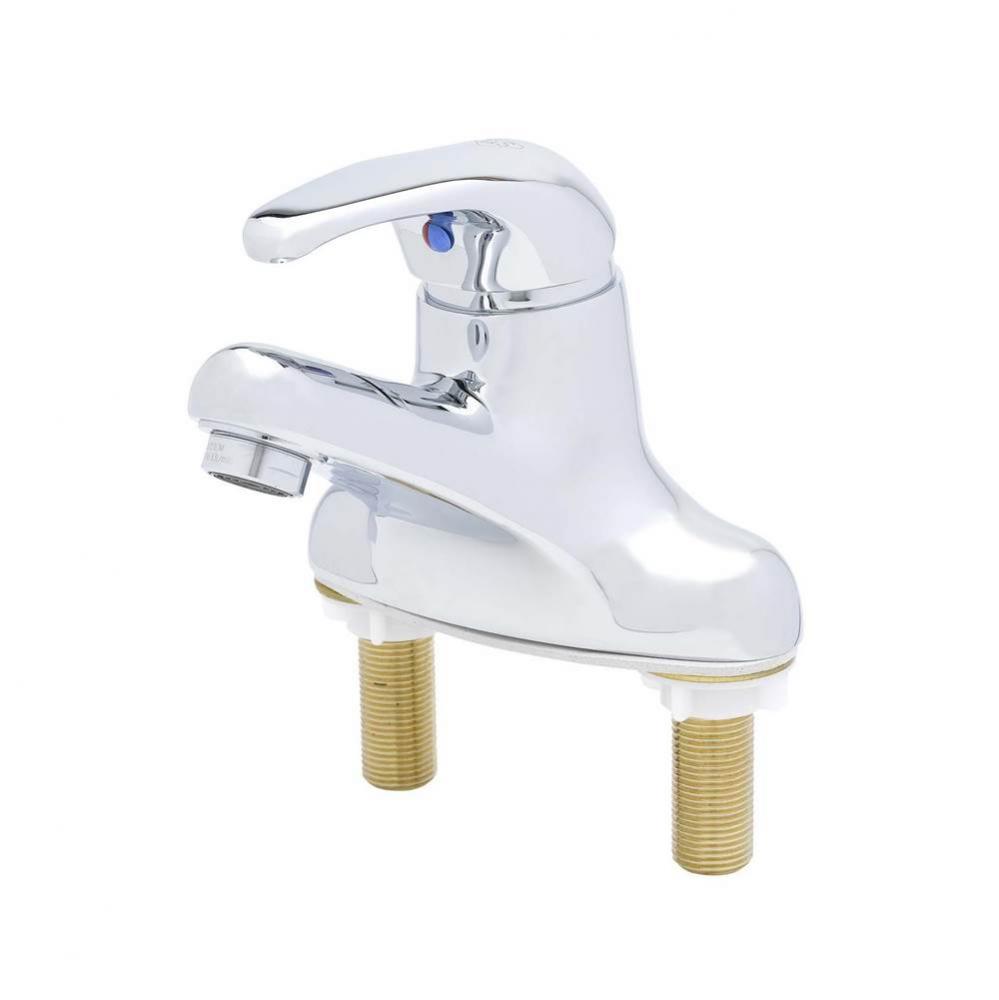 Single Lever Faucet, 4'' Centerset, 4'' Handle, VR 2.2 GPM Aerator, Pop-Up Dra