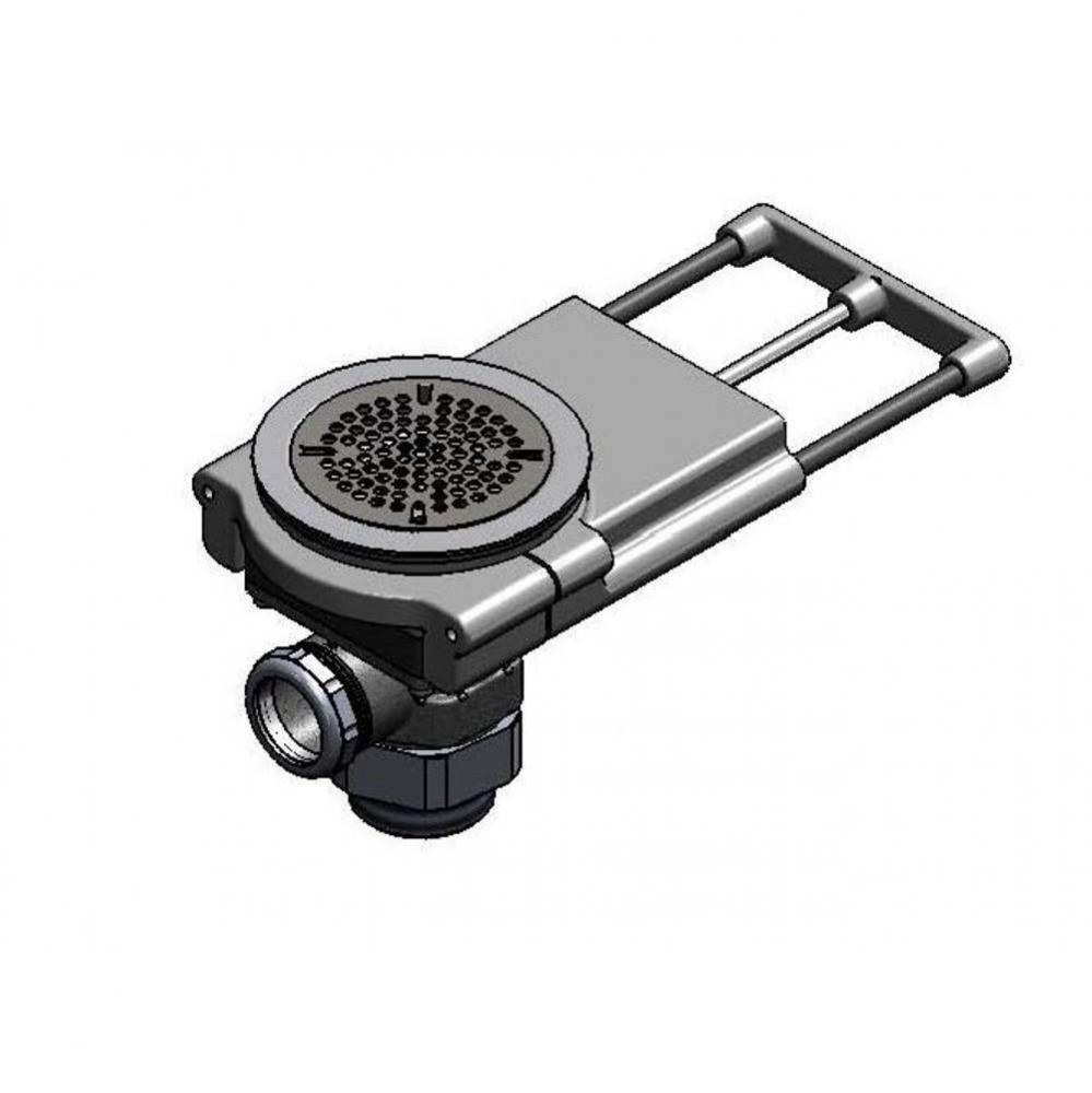 Modular Waste Drain, 3-1/2'' Sink Opening, 1-1/2'' NPT Adapter & Basket St