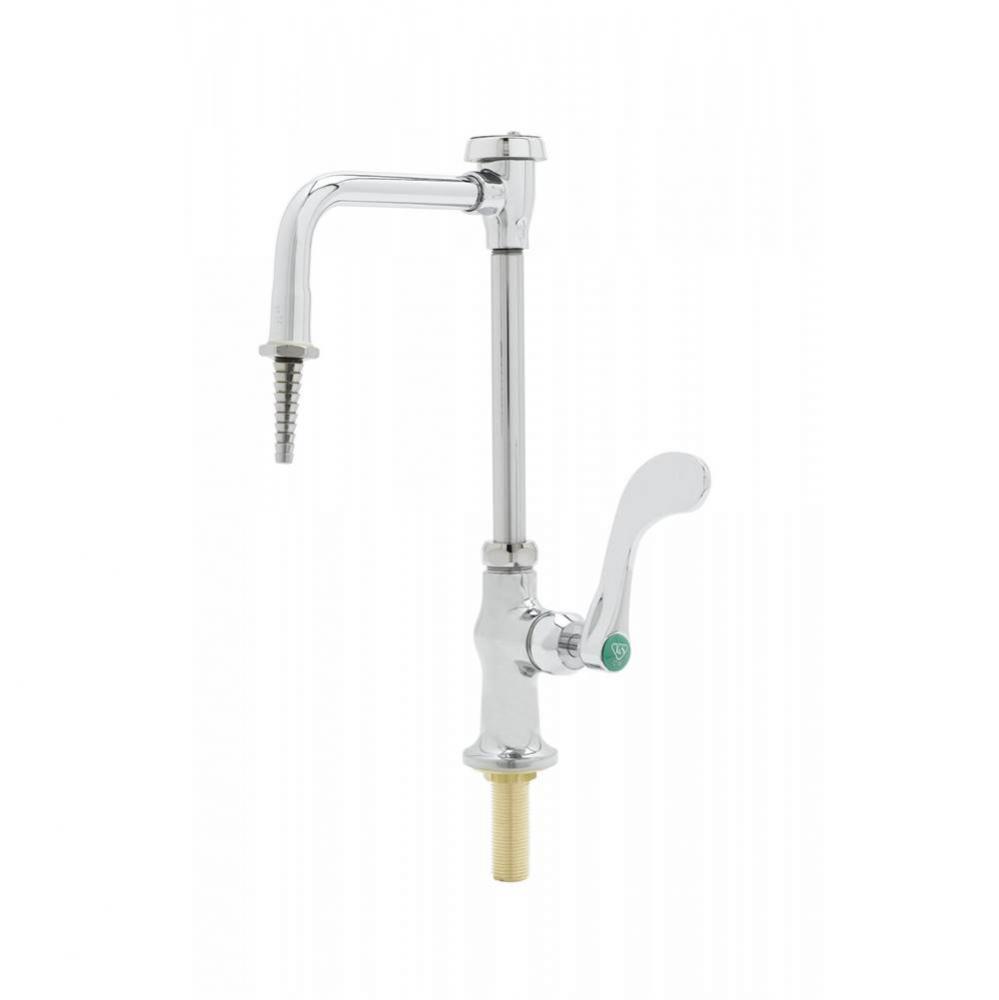 Lab Faucet, Single Temp, VR, Vacuum Breaker Nozzle, Serrated Tip, Cerama, 4'' Wrist Hand