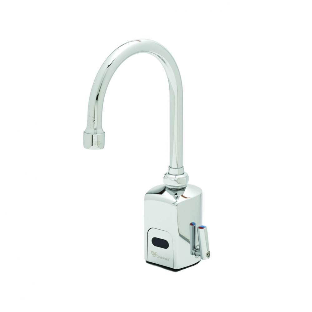 ChekPoint Above-Deck Electronics Faucet, Single Hole Deck Mount, Gooseneck, 2.2 GPM / 8.3 LPM VR A