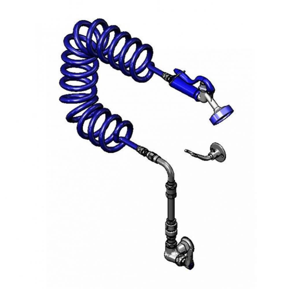 Pet Grooming, Single Hole Wall Mount, VB, QT Eterna, Lever Handle, Coiled Hose & PG-35AV