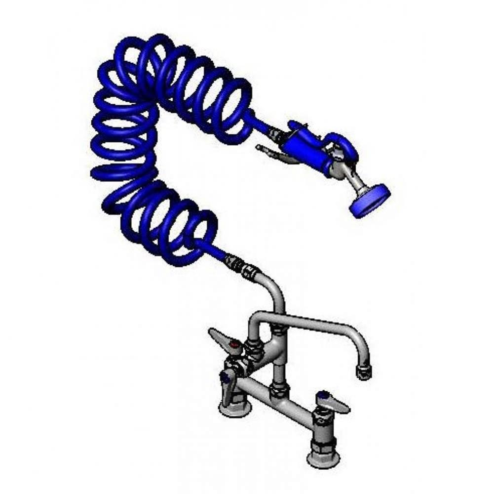 Pet Grooming Unit: 8'' Deck Mount Base, Add-On Faucet, 10'' Swing Nozzle, PG S