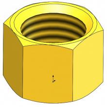 T&S Brass 000715-20 - Coupling Nut for B-1202 Tailpiece (Brass