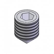 T&S Brass 001584-45 - Set Screw, #10-32UN Male x 1/4'' Long, Po